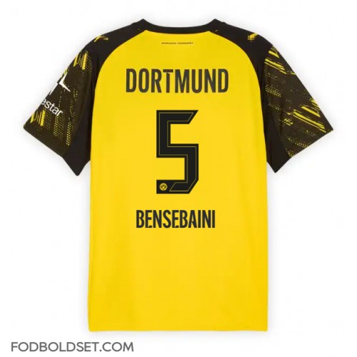 Borussia Dortmund Ramy Bensebaini #5 Hjemmebanetrøje 2025-26 Kortærmet